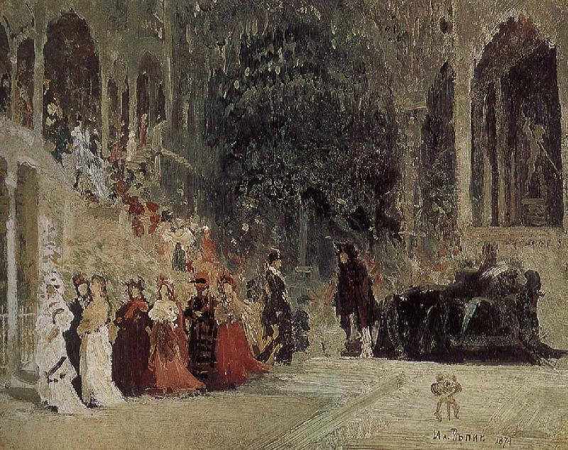 Ilia Efimovich Repin Ballet Theater oil painting picture